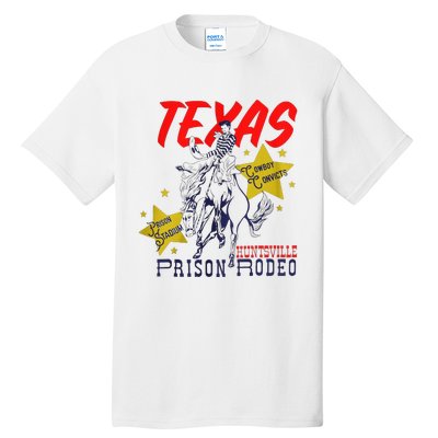 Texas Prison Rodeo Cowboy Western Tall T-Shirt