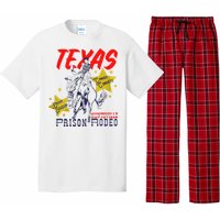 Texas Prison Rodeo Cowboy Western Pajama Set