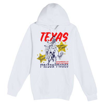 Texas Prison Rodeo Cowboy Western Premium Pullover Hoodie