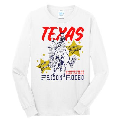 Texas Prison Rodeo Cowboy Western Tall Long Sleeve T-Shirt