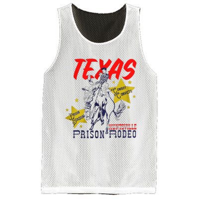 Texas Prison Rodeo Cowboy Western Mesh Reversible Basketball Jersey Tank