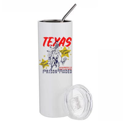 Texas Prison Rodeo Cowboy Western Stainless Steel Tumbler