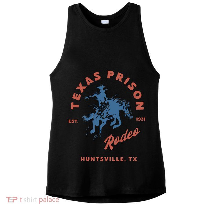 Texas Prison Rodeo Ladies PosiCharge Tri-Blend Wicking Tank