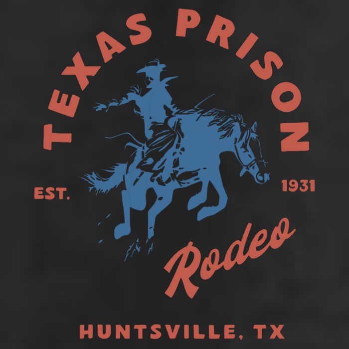 Texas Prison Rodeo 7 Panel Mesh Trucker Snapback Hat