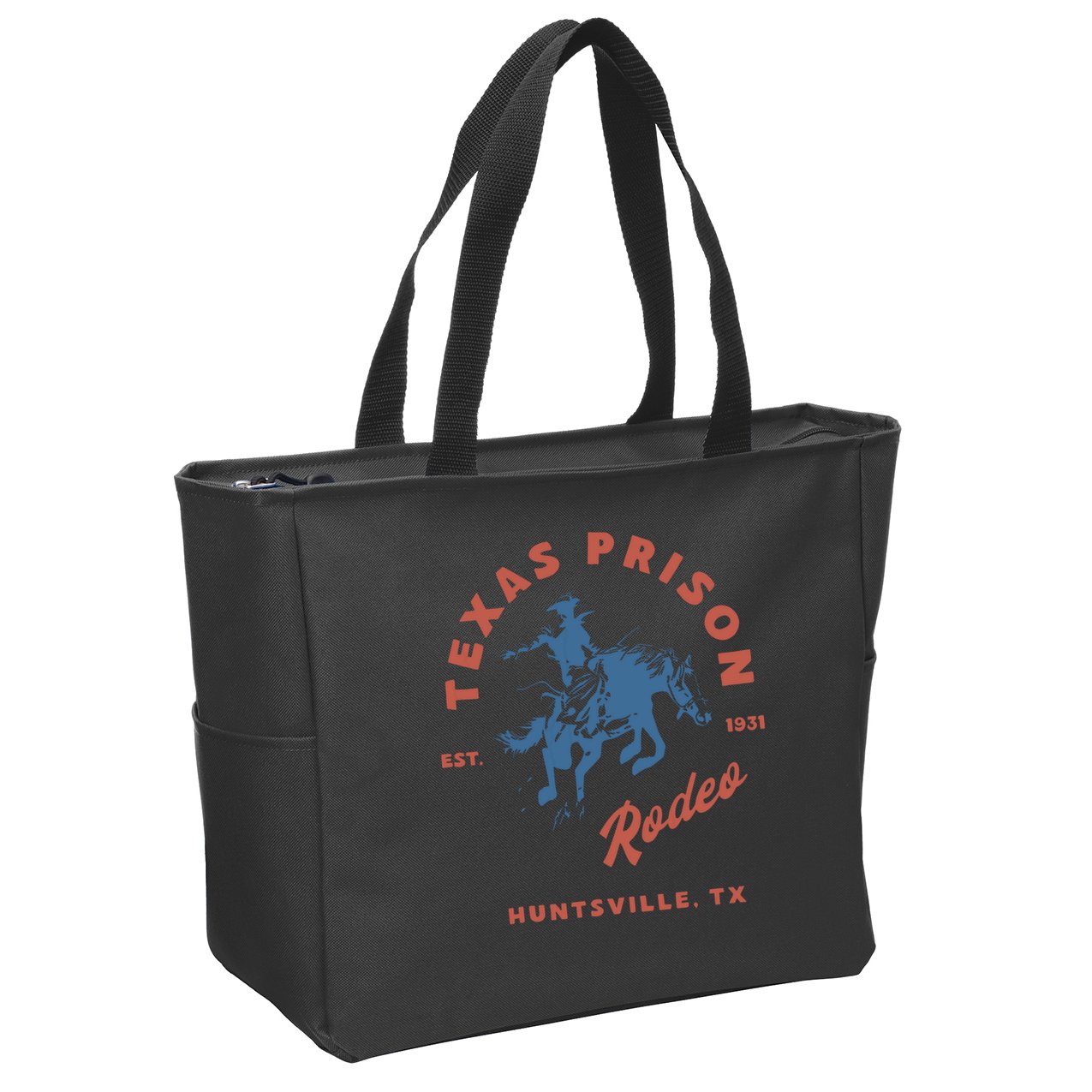 Texas Prison Rodeo Zip Tote Bag