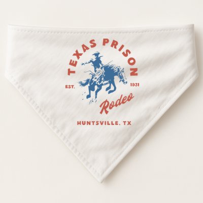 Texas Prison Rodeo USA-Made Doggie Bandana