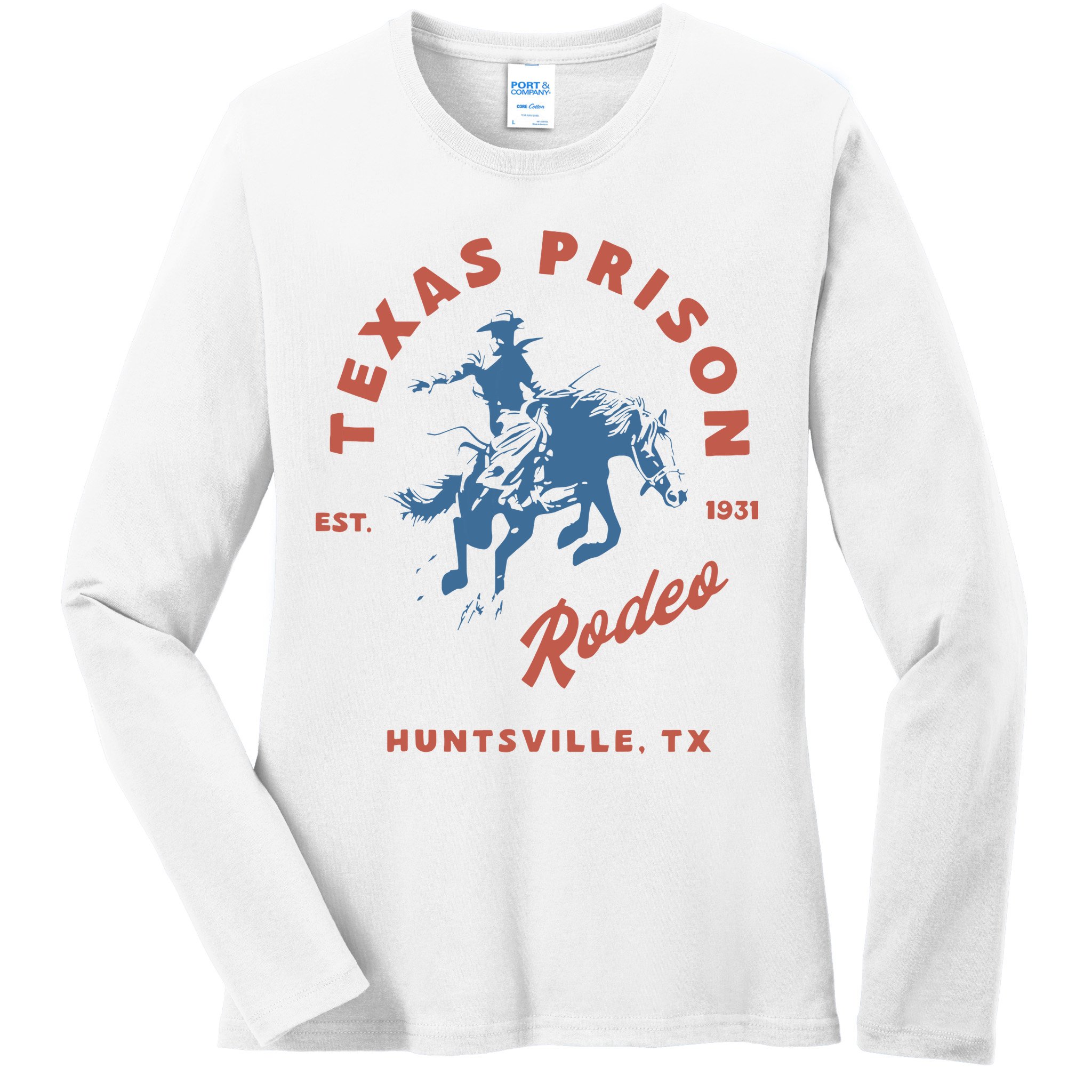 Texas Prison Rodeo Ladies Long Sleeve Shirt