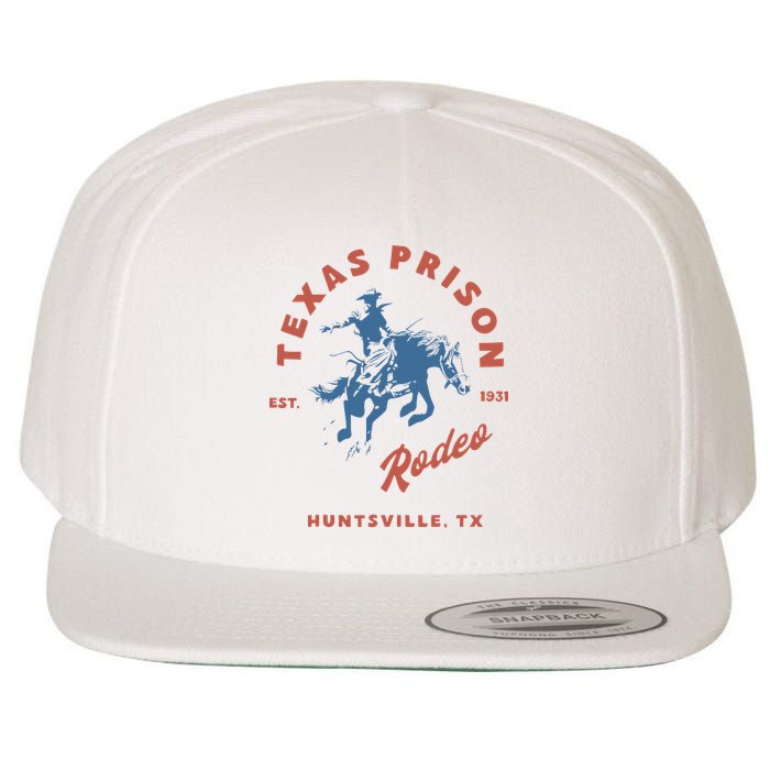 Texas Prison Rodeo Wool Snapback Cap