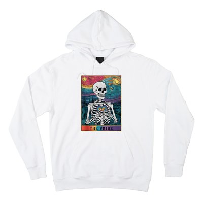 The Pride Retro Hearts Skeletons Lgbtq Month 70s Hoodie