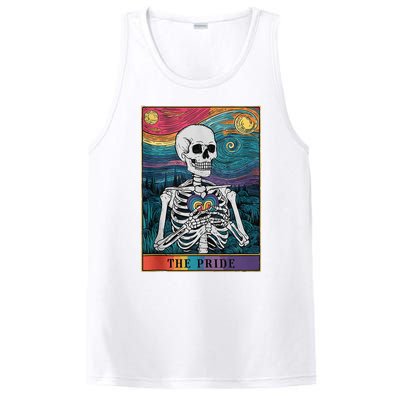 The Pride Retro Hearts Skeletons Lgbtq Month 70s PosiCharge Competitor Tank