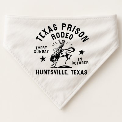 Texas Prison Rodeo Sunday In October Huntsville Texas USA-Made Doggie Bandana