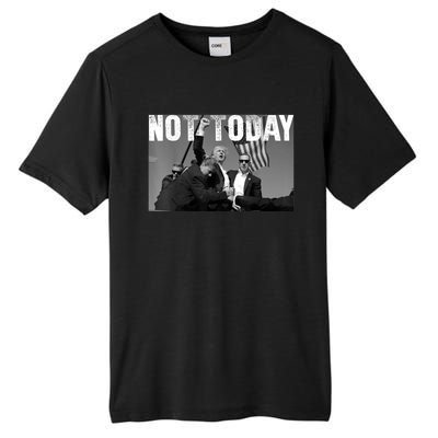 Trump Pennsylvania Rally Shooting Not Today Tall Fusion ChromaSoft Performance T-Shirt