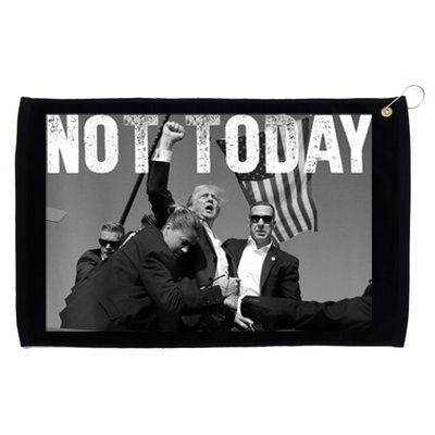 Trump Pennsylvania Rally Shooting Not Today Grommeted Golf Towel