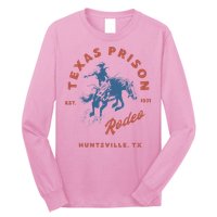 Texas Prison Rodeo Cowboy Western Long Sleeve Shirt