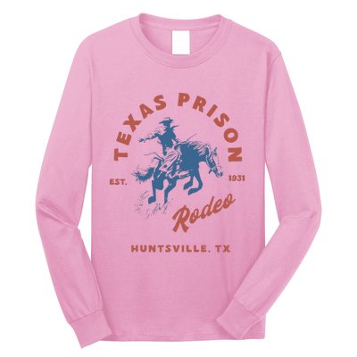 Texas Prison Rodeo Cowboy Western Long Sleeve Shirt