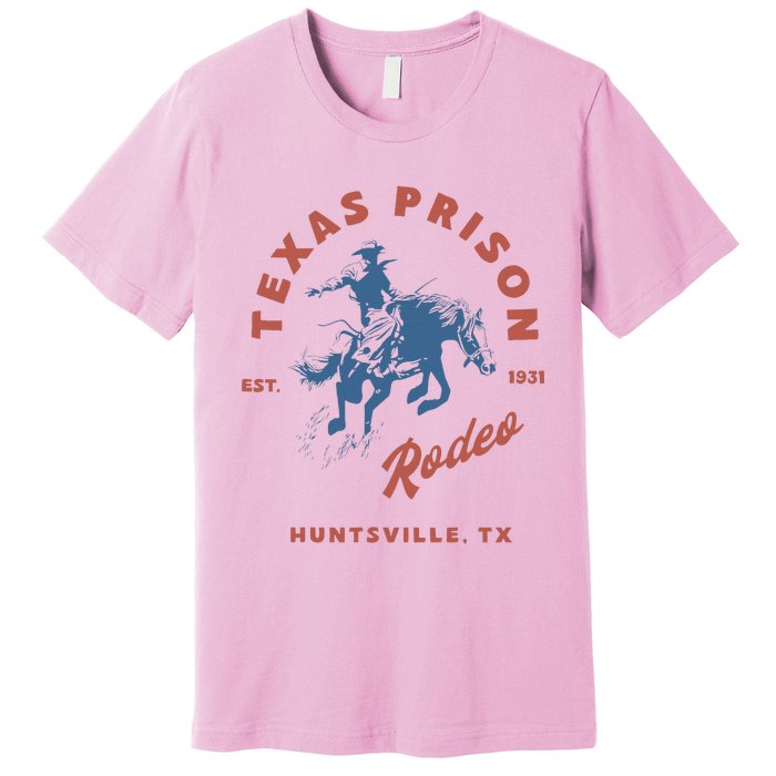 Texas Prison Rodeo Cowboy Western Premium T-Shirt