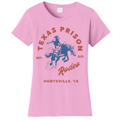 Texas Prison Rodeo Cowboy Western Women's T-Shirt