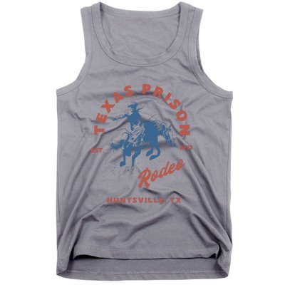 Texas Prison Rodeo Cowboy Western Tank Top