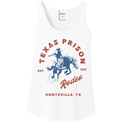 Texas Prison Rodeo Cowboy Western Ladies Essential Tank