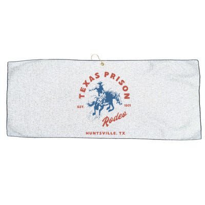 Texas Prison Rodeo Cowboy Western Large Microfiber Waffle Golf Towel