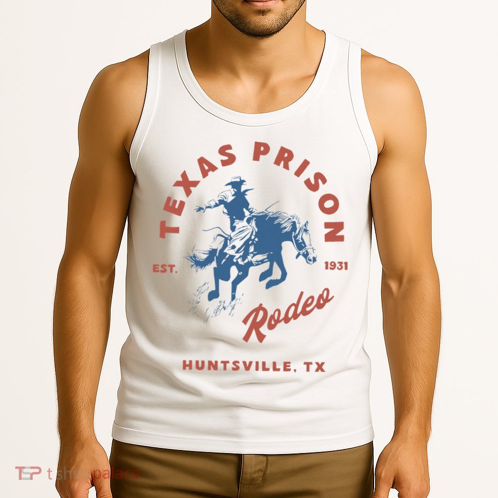 Texas Prison Rodeo Cowboy Western Tank Top
