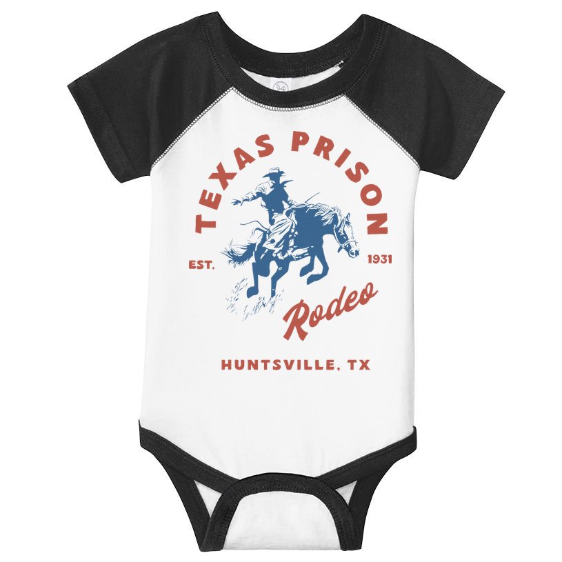 Texas Prison Rodeo Cowboy Western Infant Baby Jersey Bodysuit