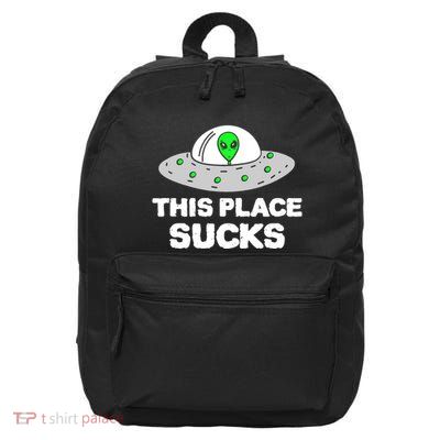 This Place Sucks 16 in Basic Backpack