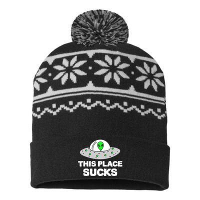 This Place Sucks USA-Made Snowflake Beanie