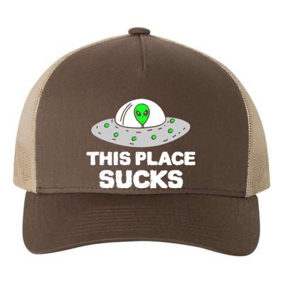 This Place Sucks Yupoong Adult 5-Panel Trucker Hat