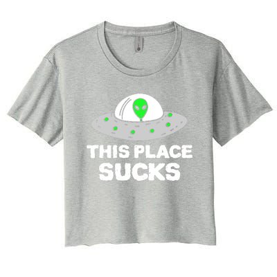 This Place Sucks Women's Crop Top Tee