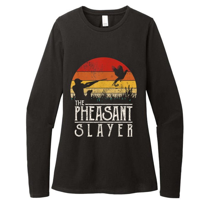 The Pheasant Slayer Vintage Womens CVC Long Sleeve Shirt