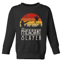 The Pheasant Slayer Vintage Toddler Sweatshirt