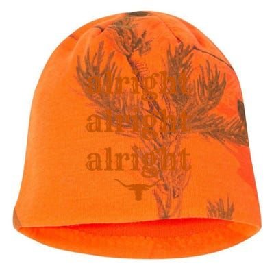 Texas Pride State USA Alright Alright Alright Texas Longhorn Kati - Camo Knit Beanie