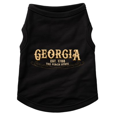 The Peach State Georgia Doggie Tank