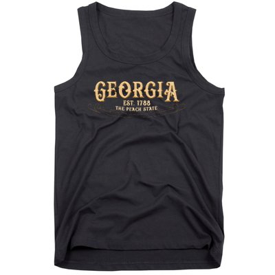 The Peach State Georgia Tank Top