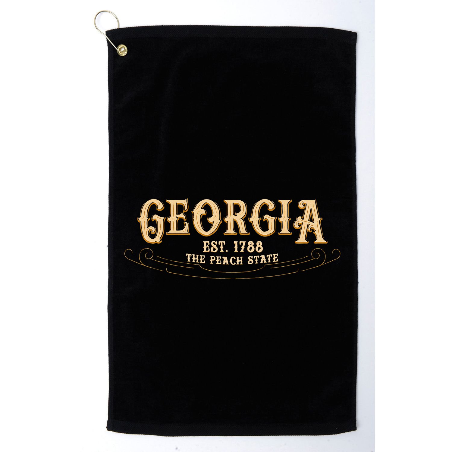 The Peach State Georgia Golf Towel