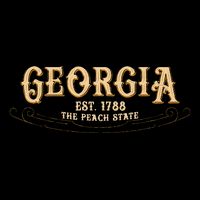 The Peach State Georgia Zip Tote Bag