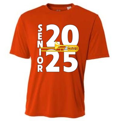 Trombone Player Senior Class Of 2025 Marching Band Student Great Gift Cooling Performance Crew T-Shirt