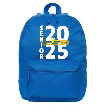 Trombone Player Senior Class Of 2025 Marching Band Student Great Gift 16 in Basic Backpack
