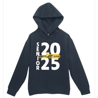 Trombone Player Senior Class Of 2025 Marching Band Student Great Gift Urban Pullover Hoodie