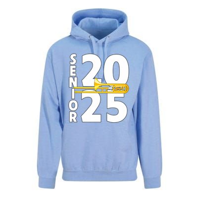 Trombone Player Senior Class Of 2025 Marching Band Student Great Gift Unisex Surf Hoodie