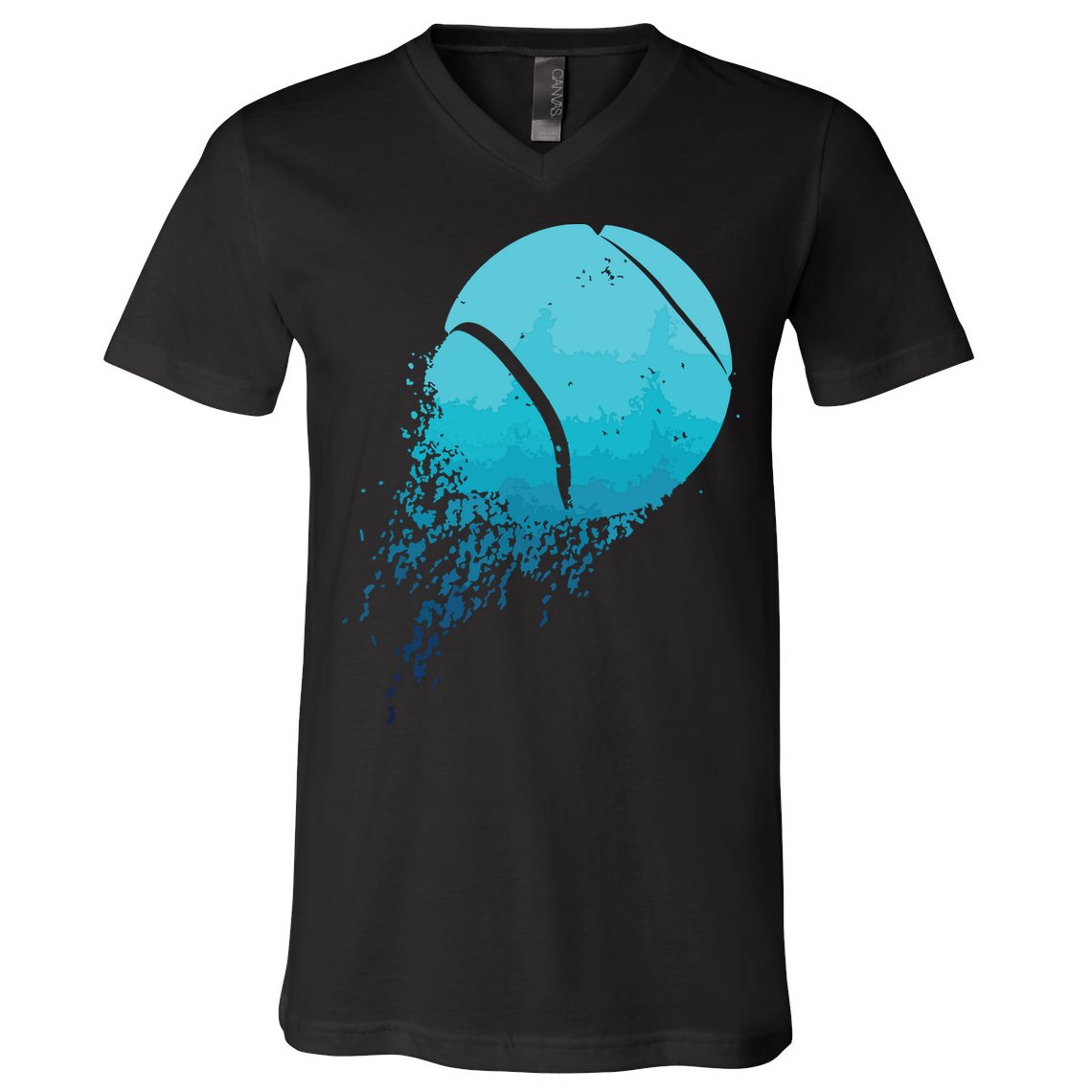 Tennis Player Sports Vintage Tennis V-Neck T-Shirt