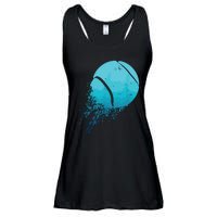 Tennis Player Sports Vintage Tennis Ladies Essential Flowy Tank