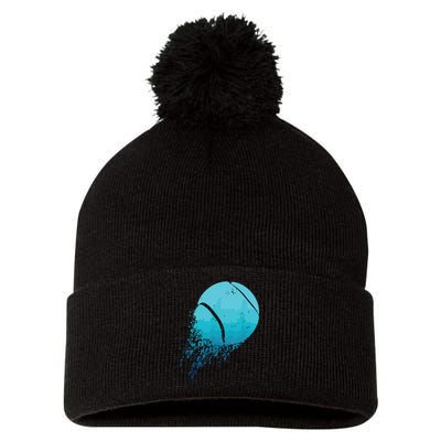 Tennis Player Sports Vintage Tennis Pom Pom 12in Knit Beanie