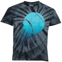 Tennis Player Sports Vintage Tennis Kids Tie-Dye T-Shirt