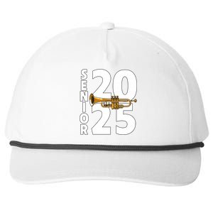 Trumpet Player Senior Class Of 2025 Marching Band Student Gift Snapback Five-Panel Rope Hat