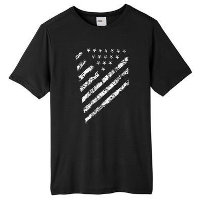 Tactical Pro Supply Patriotic American Flag Tall Fusion ChromaSoft Performance T-Shirt