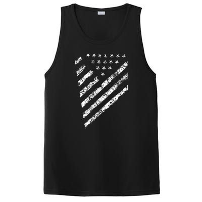 Tactical Pro Supply Patriotic American Flag PosiCharge Competitor Tank