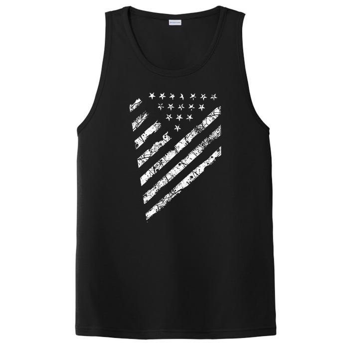 Tactical Pro Supply Patriotic American Flag PosiCharge Competitor Tank