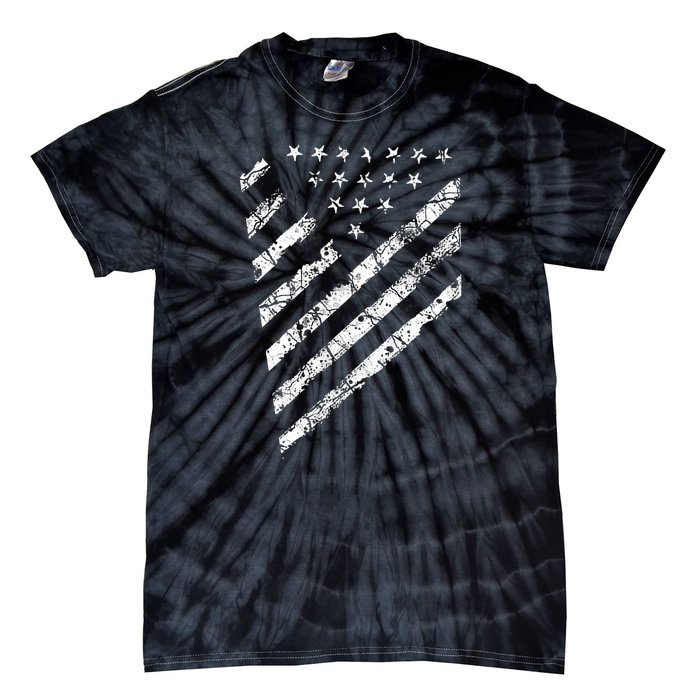 Tactical Pro Supply Patriotic American Flag Tie-Dye T-Shirt